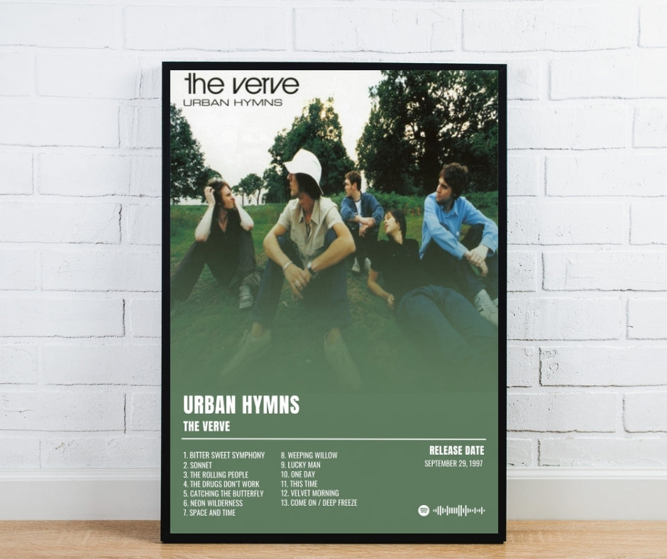 Urban Hymns - The Verve Inspired Album Poster