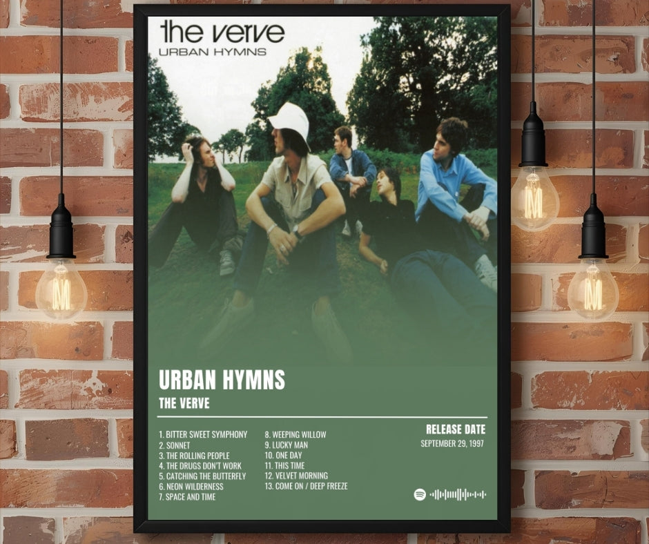 Urban Hymns - The Verve Inspired Album Poster